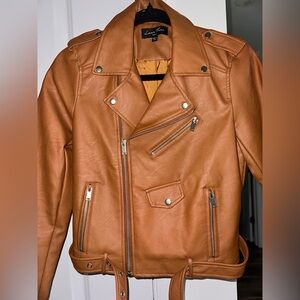 Faux Leather Jacket